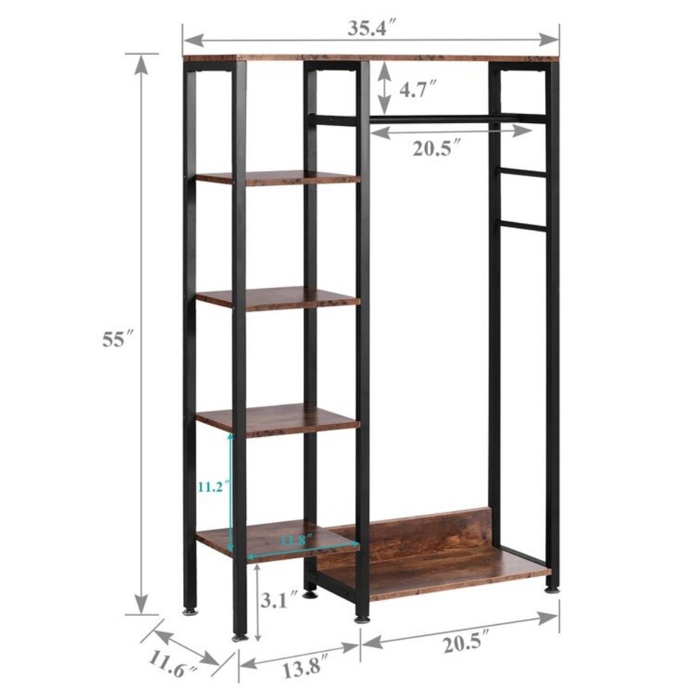 Wooden Entryway Hall Tree Shoe At Coat Rack na May Bench