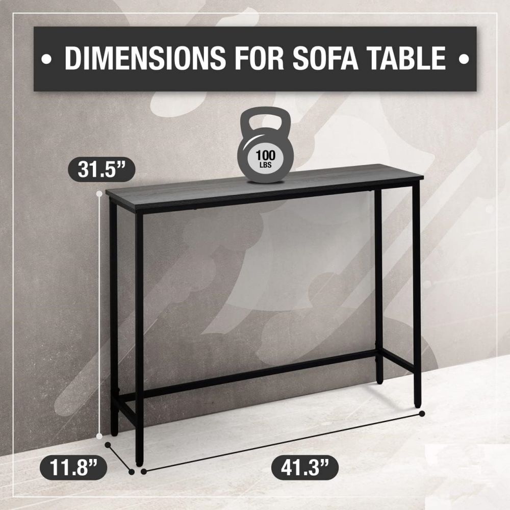 Houten smalle ingang Dunne halingang consoletafel