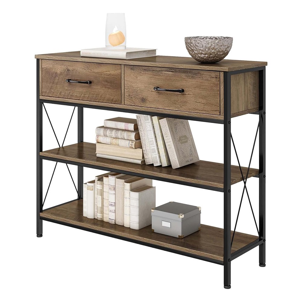 console table with drawers