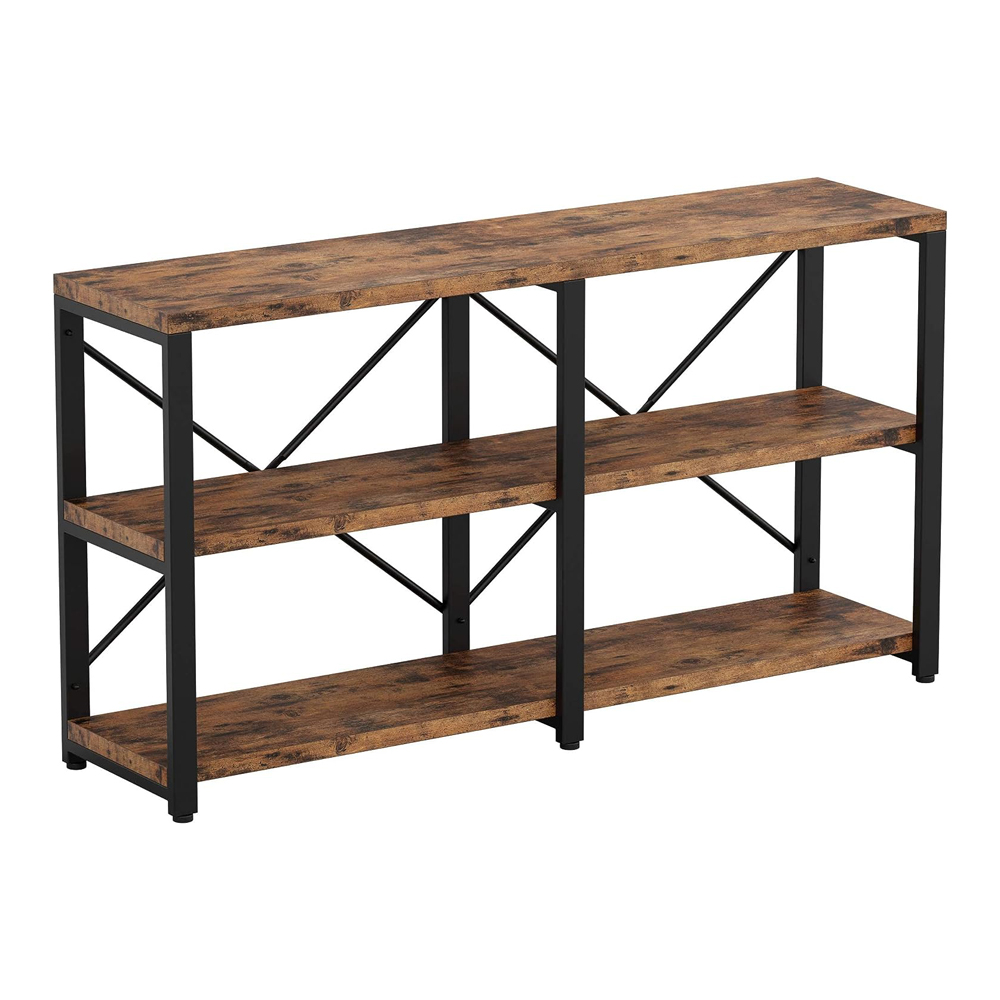 Modernong Hallway Wood Metal Entryway Console Table Para sa Narrow Hall