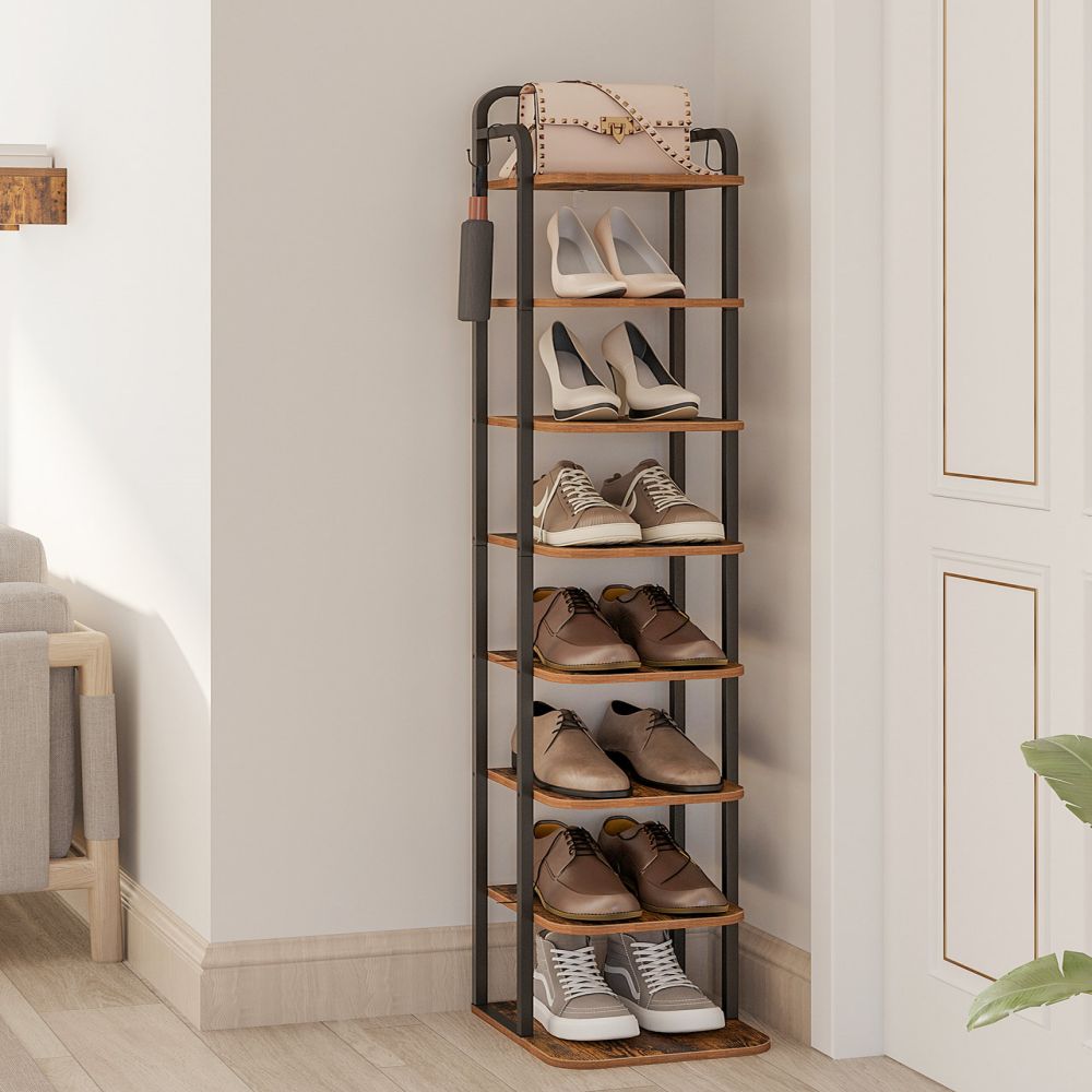 Tall And Narrow Shoe Racks For Small Spaces Entryway