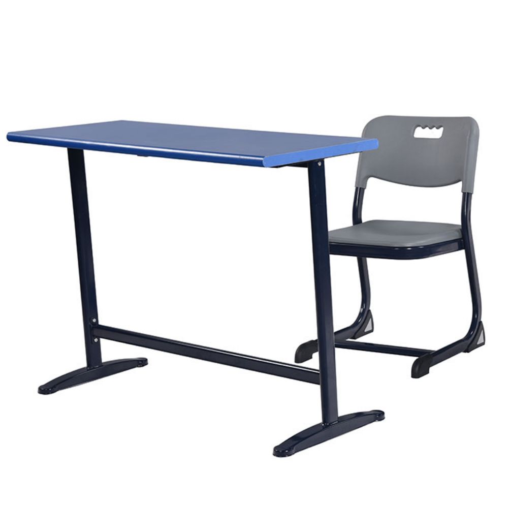 School Double Classroom Desk And Chair Set For Student