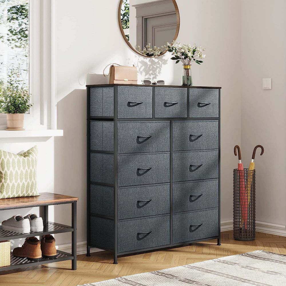 long dresser with drawers