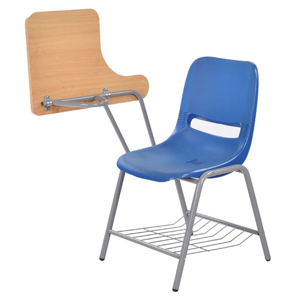 School Student Chair With Desk Arm For Classroom