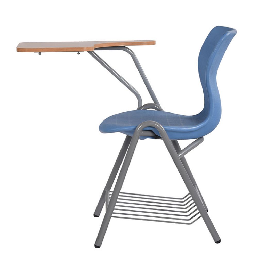 Student Chair With Writing Pad Desk For Classroom