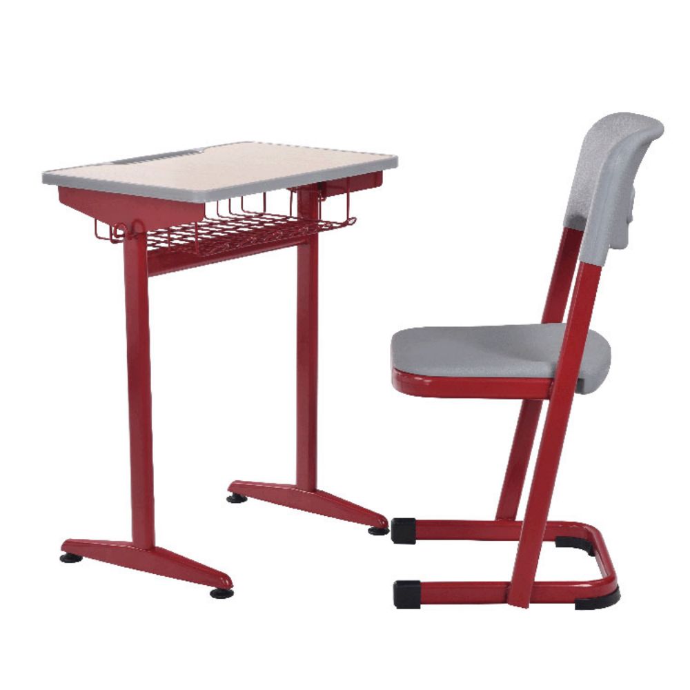 Small Classroom Single Student Table And Chair Set