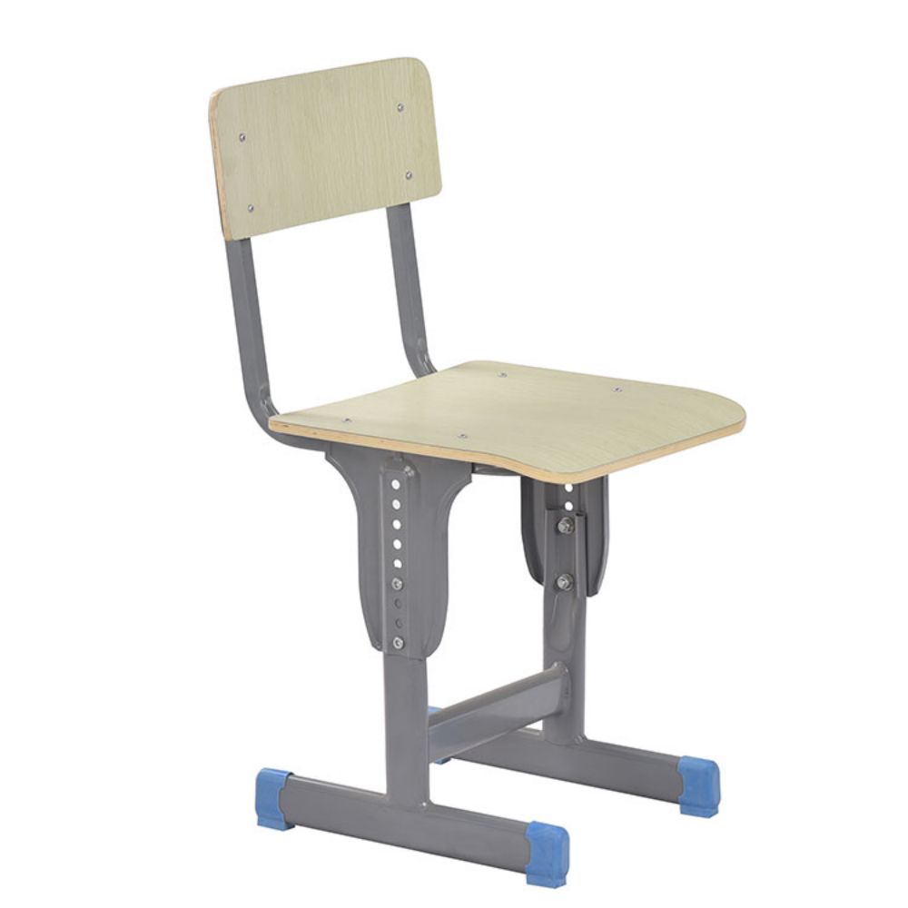 University School Single Student Desk And Chair Set For Classroom