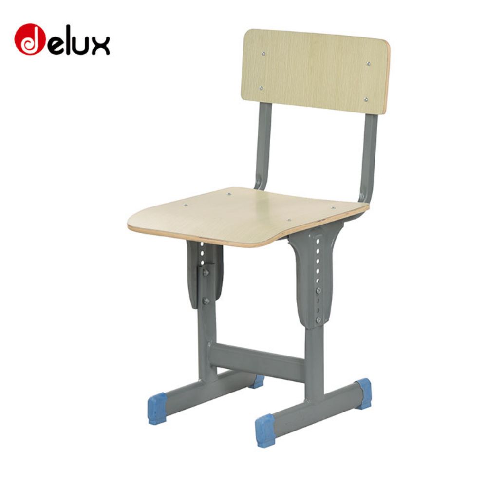 Metal School Furniture University Single Student Classroom Desk And Chair Set With Storage