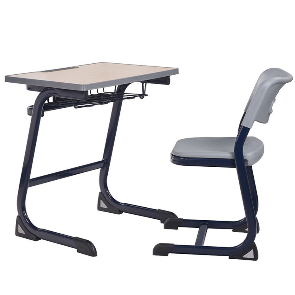 University School Classroom Single Student Desk And Chair Set