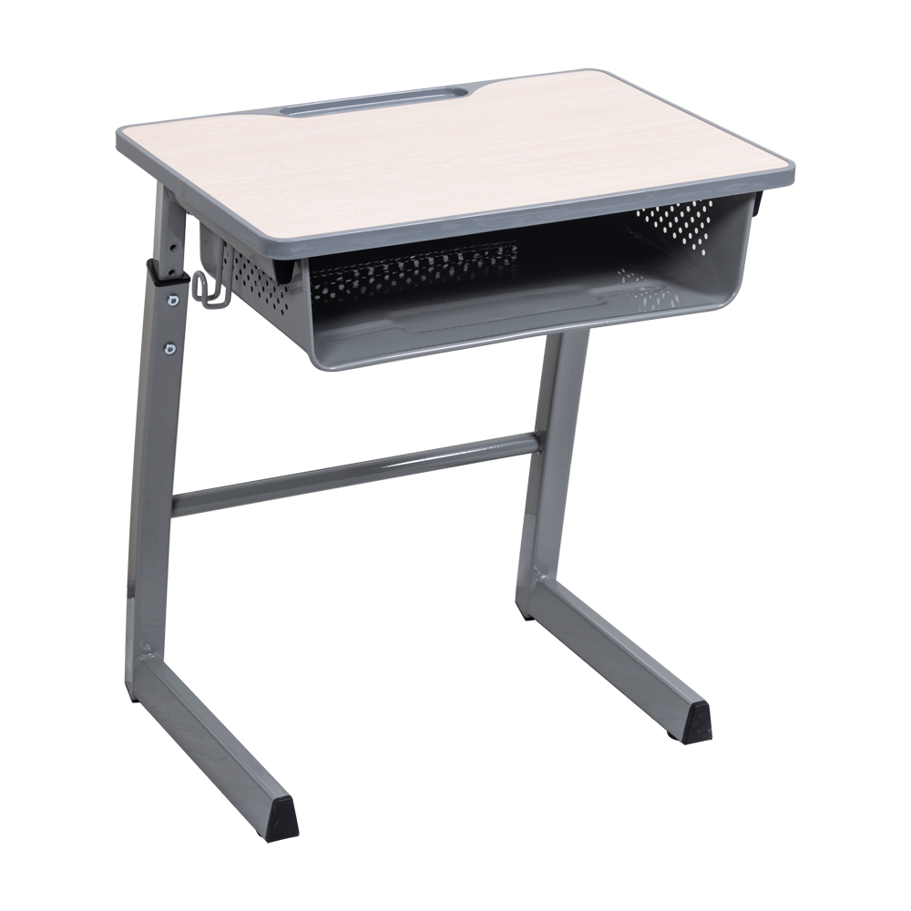 Modern Wooden Metal University School Classroom Student Desk And Chair Set