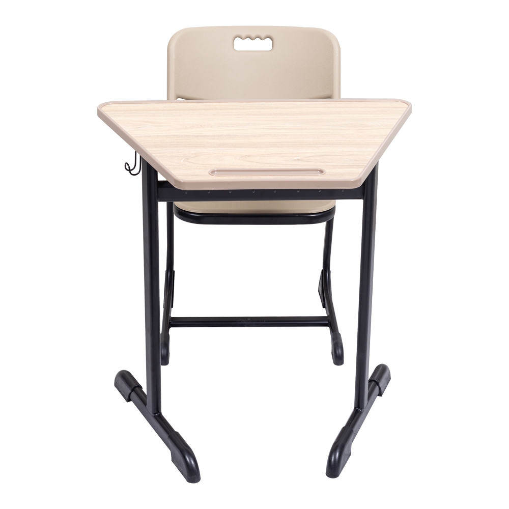 Modern Classroom Furniture University Trapezoid Modular Student Desk And Chair