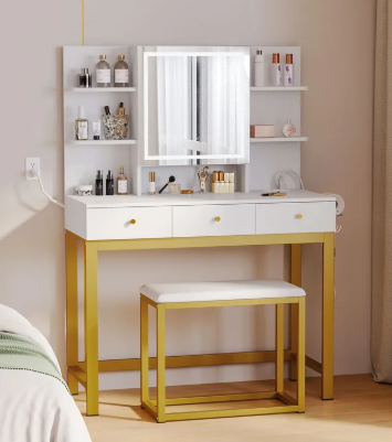 vanity table black