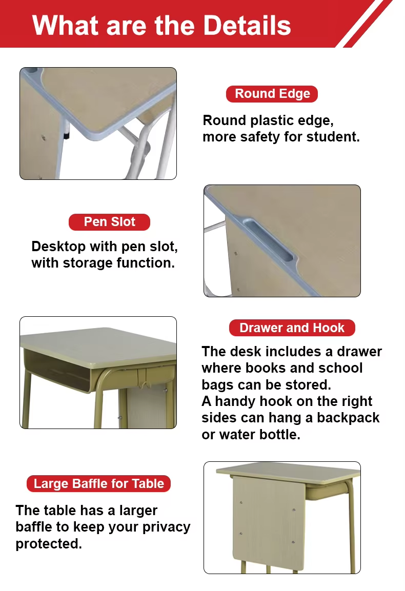 class room chair and desk