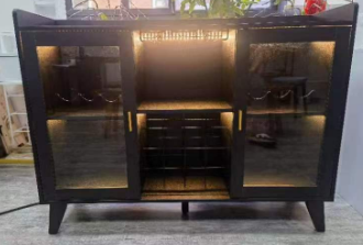 wine and glass storage cabinet for restaurants