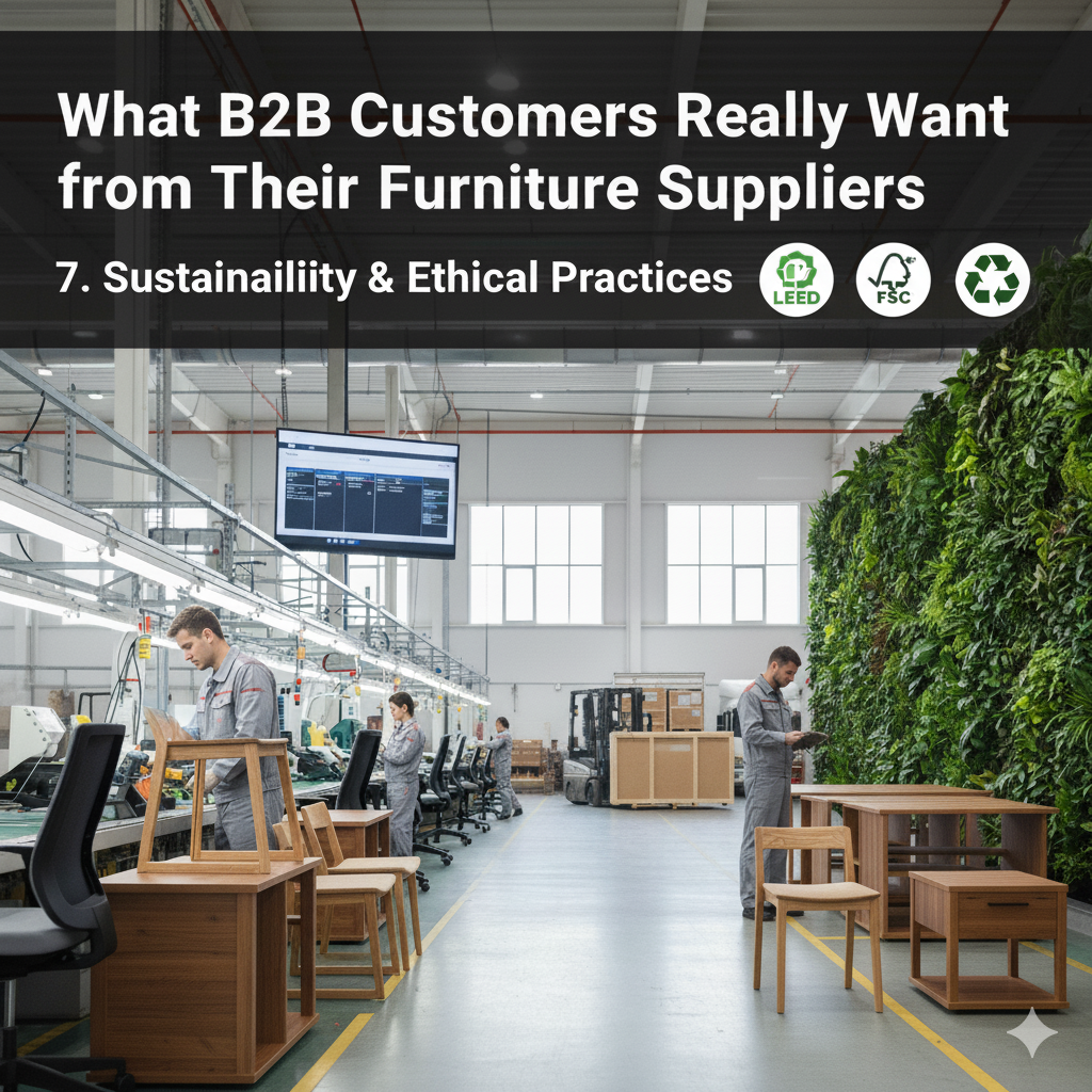 Vad B2B-kunder verkligen vill ha från sina möbelleverantörer
