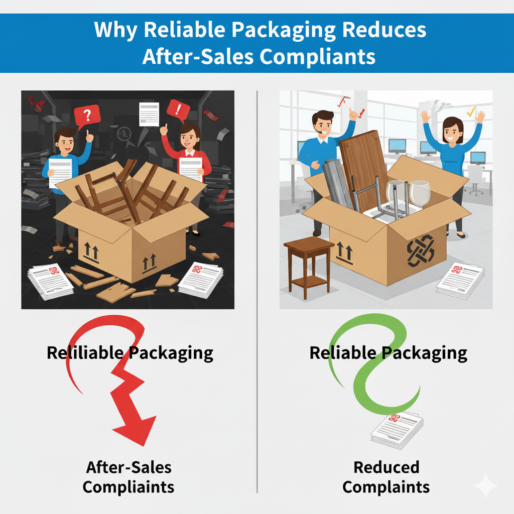 Tại sao bao bì đáng tin cậy làm giảm khiếu nại sau bán hàng