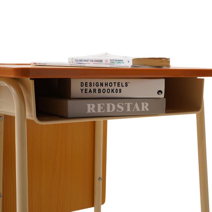Durable Steel-Wood Student Desk and Chair Set for Schools — Classroom Furniture Supplier for Indonesia Market