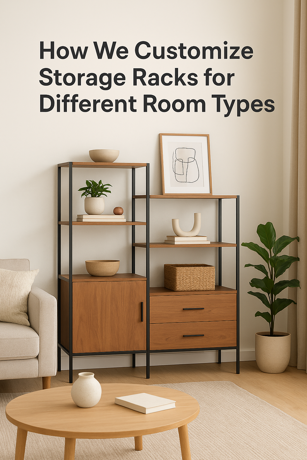 Как персонализираме стелажите за съхранение за различни типове помещения