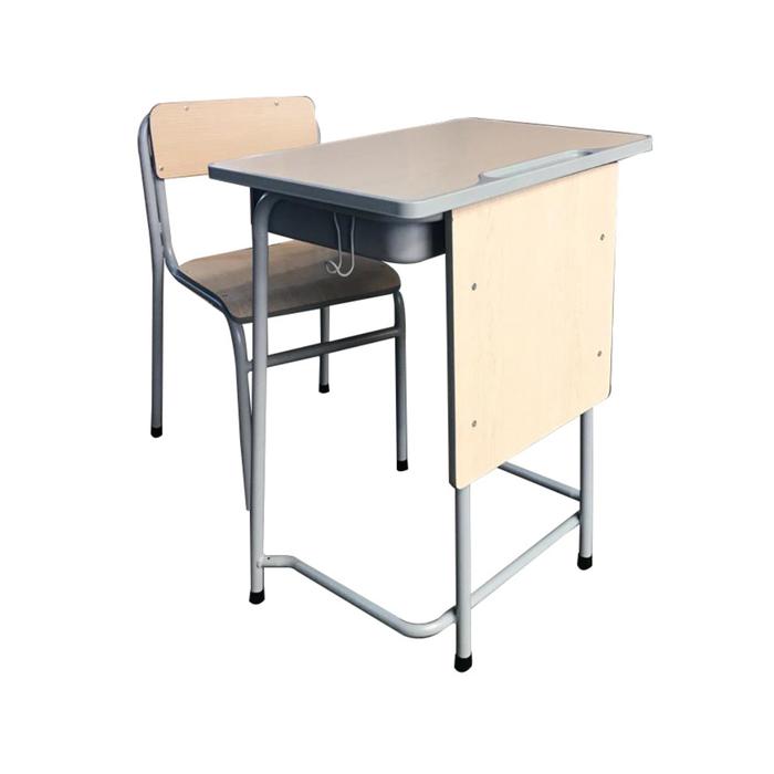 Durable Steel-Wood Student Desk and Chair Set for Schools – Ergonomic, Cost-Effective, and Customizable for Indonesian Educational Projects