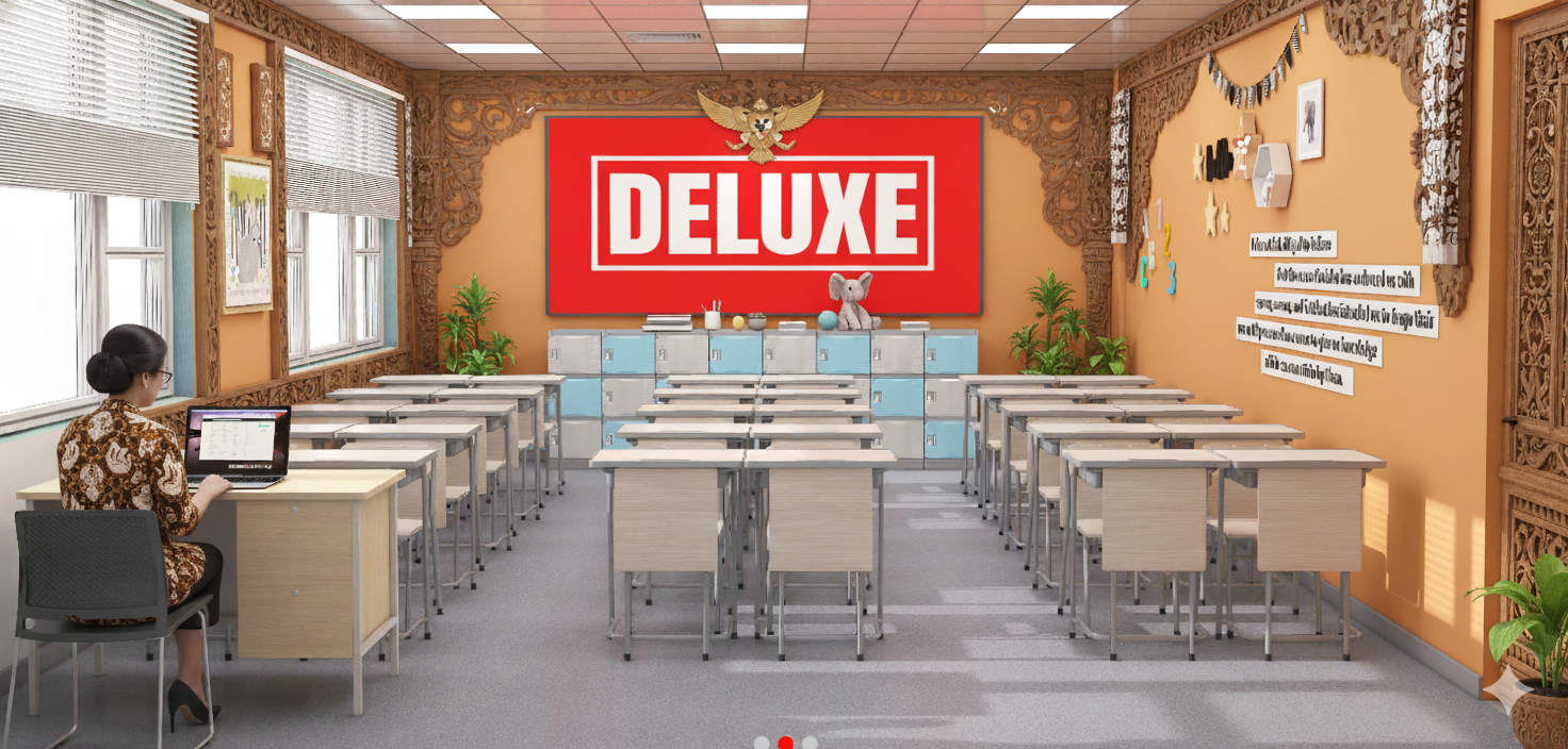 school desk and chair set Indonesia