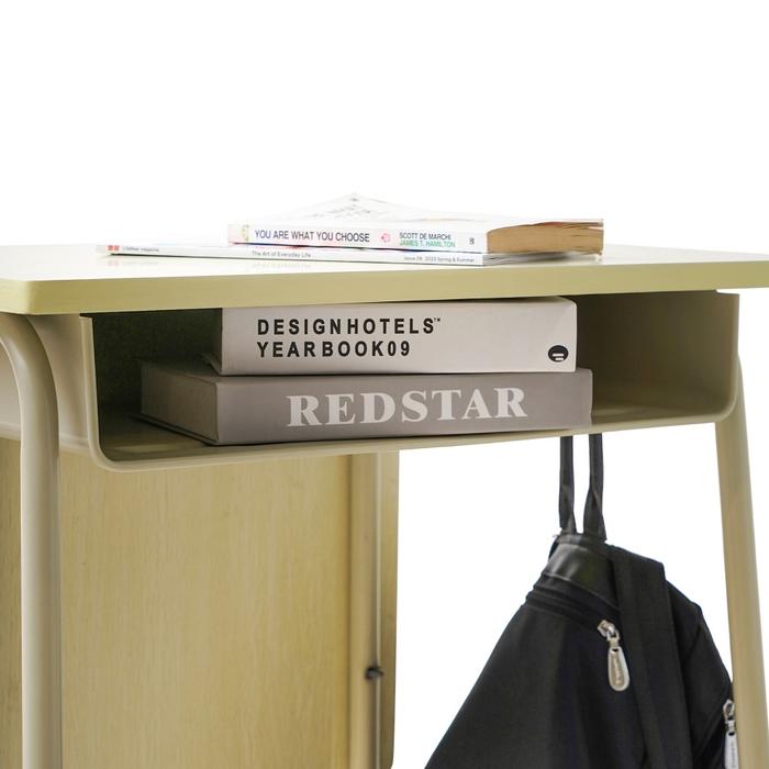 Modern Steel–Panel Student Desk and Chair Set for Indonesian Schools – Strong, Practical, and Designed for High-Usage Environments