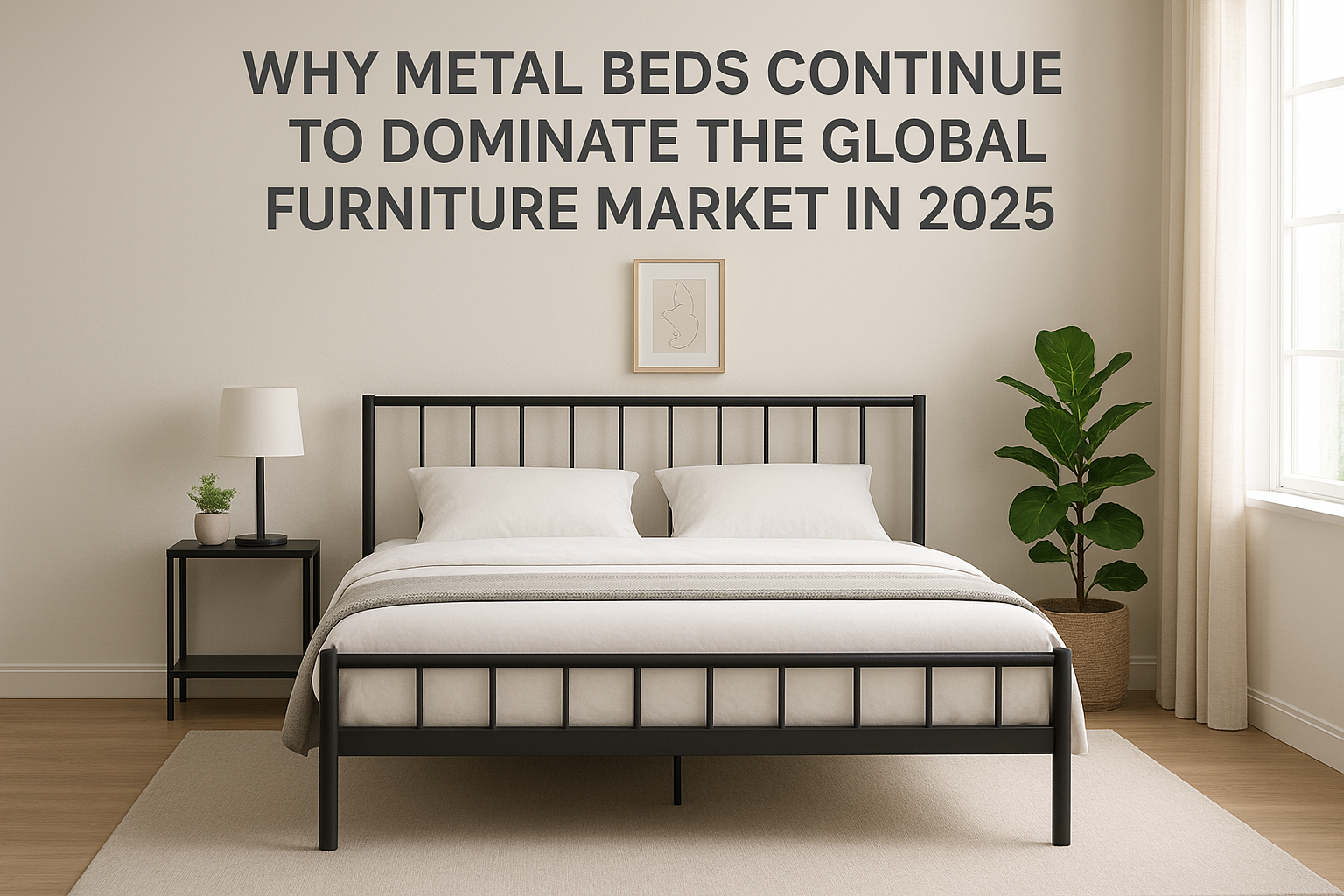 Proč kovové postele i v roce 2025 nadále dominují globálnímu trhu s nábytkem