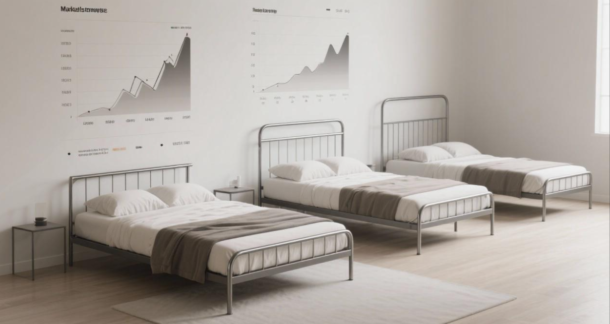 Full size metal bed frame