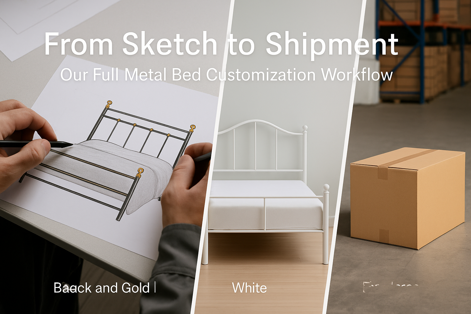 Từ bản phác thảo đến khi giao hàng: Quy trình tùy chỉnh giường ngủ bằng kim loại hoàn chỉnh của chúng tôi