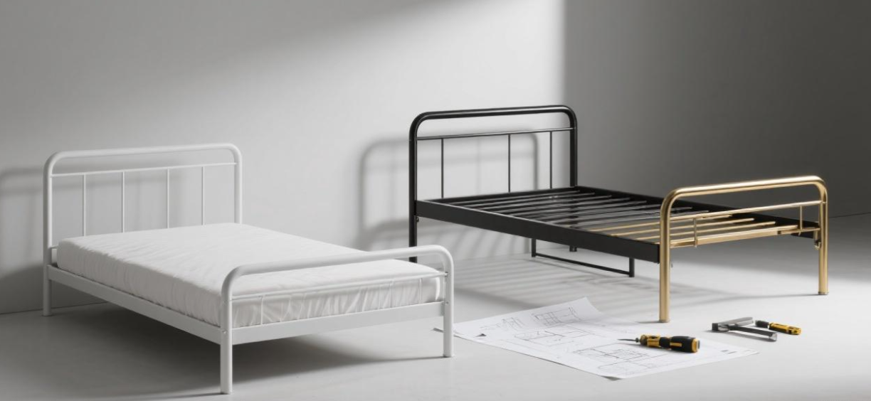 metal frame bed frame