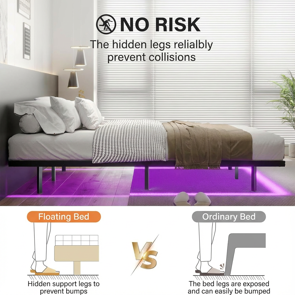 Premium Floating Bed Frames for Modern Bedroom Brands