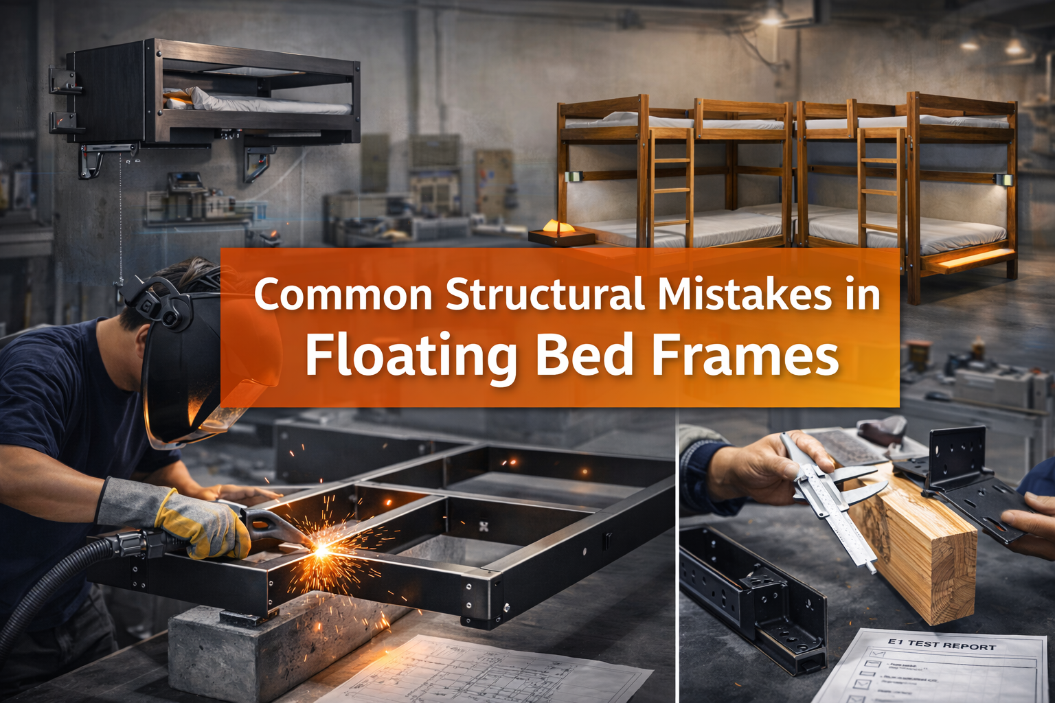 Häufige Konstruktionsfehler bei schwebenden Hochbetten, Schwebebetten und schwebenden Etagenbetten