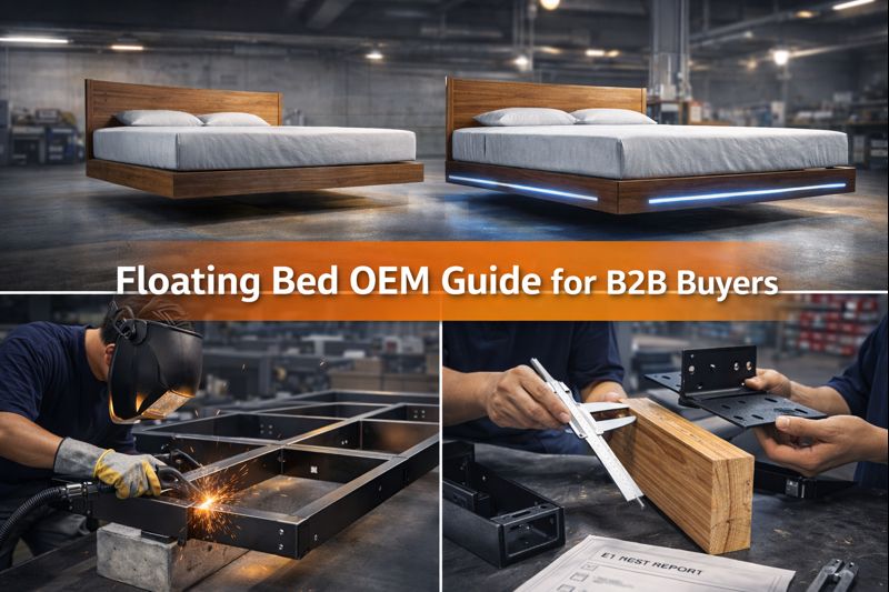 Leitfaden für schwebende Bettgestelle in voller Größe (OEM) für schwebende Schlafzimmer-Sets und schwebende Betten in Queen-Size