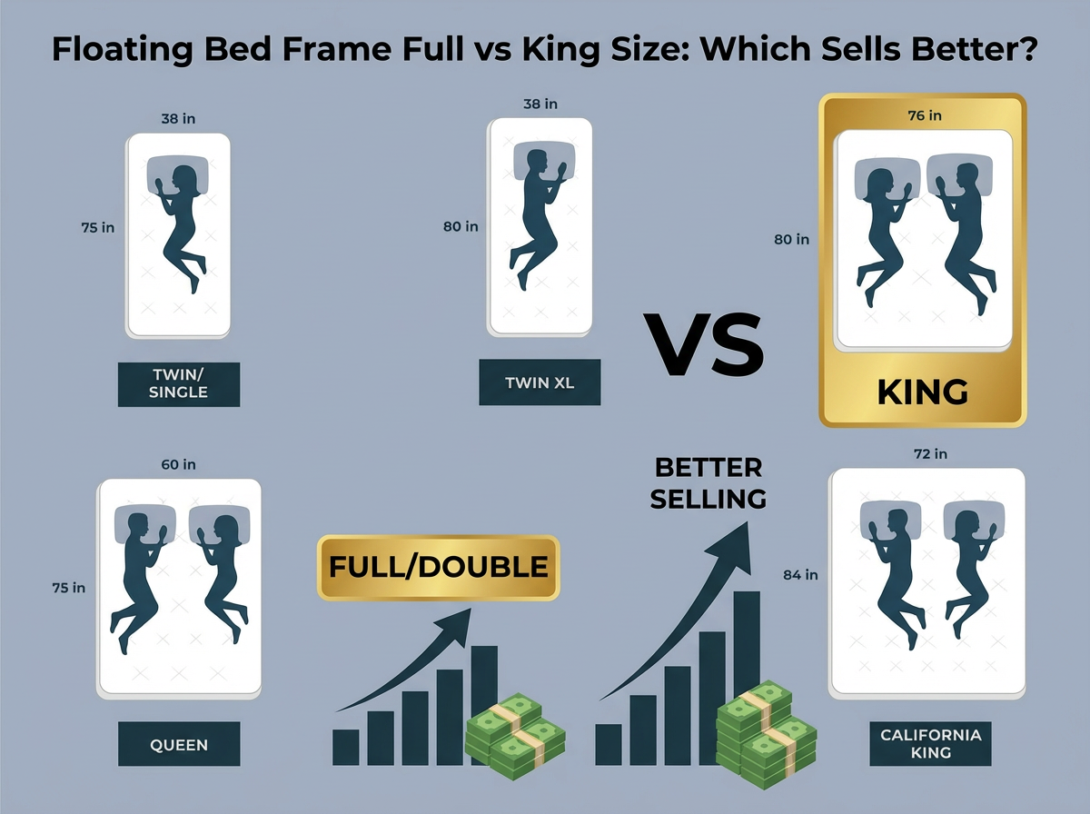 Тенденции Уэйфэр в сегменте подвесных кроватей: подвесной каркас для двуспальной кровати против подвесного каркаса для кровати размера «кинг-сайз».