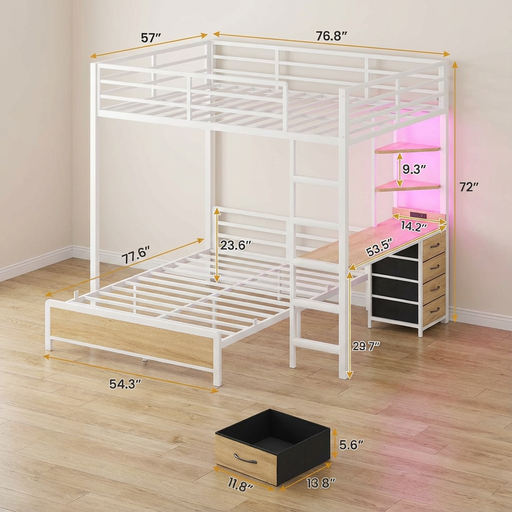 queen size loft bed