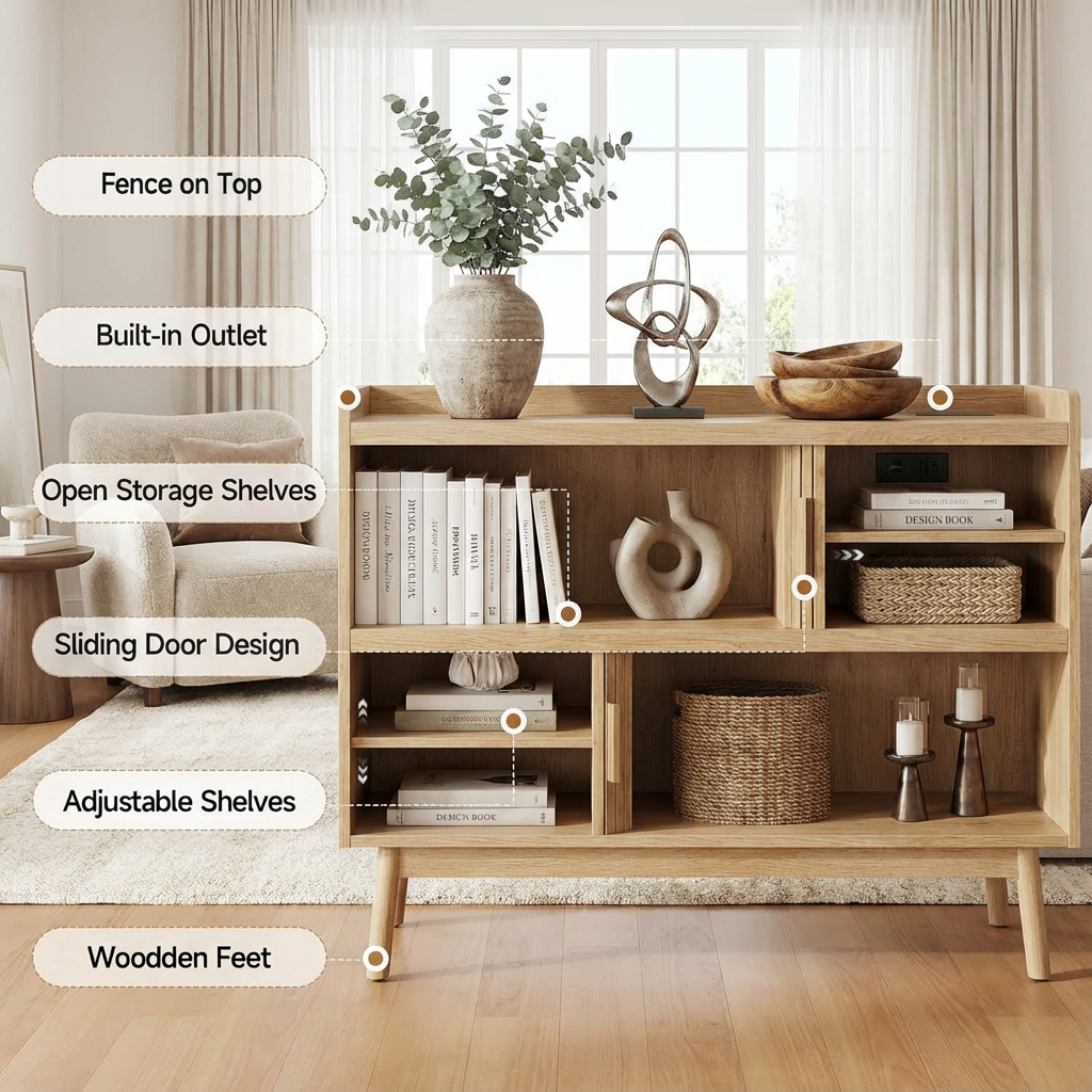 Custom Storage Cabinet for Living Room Projects