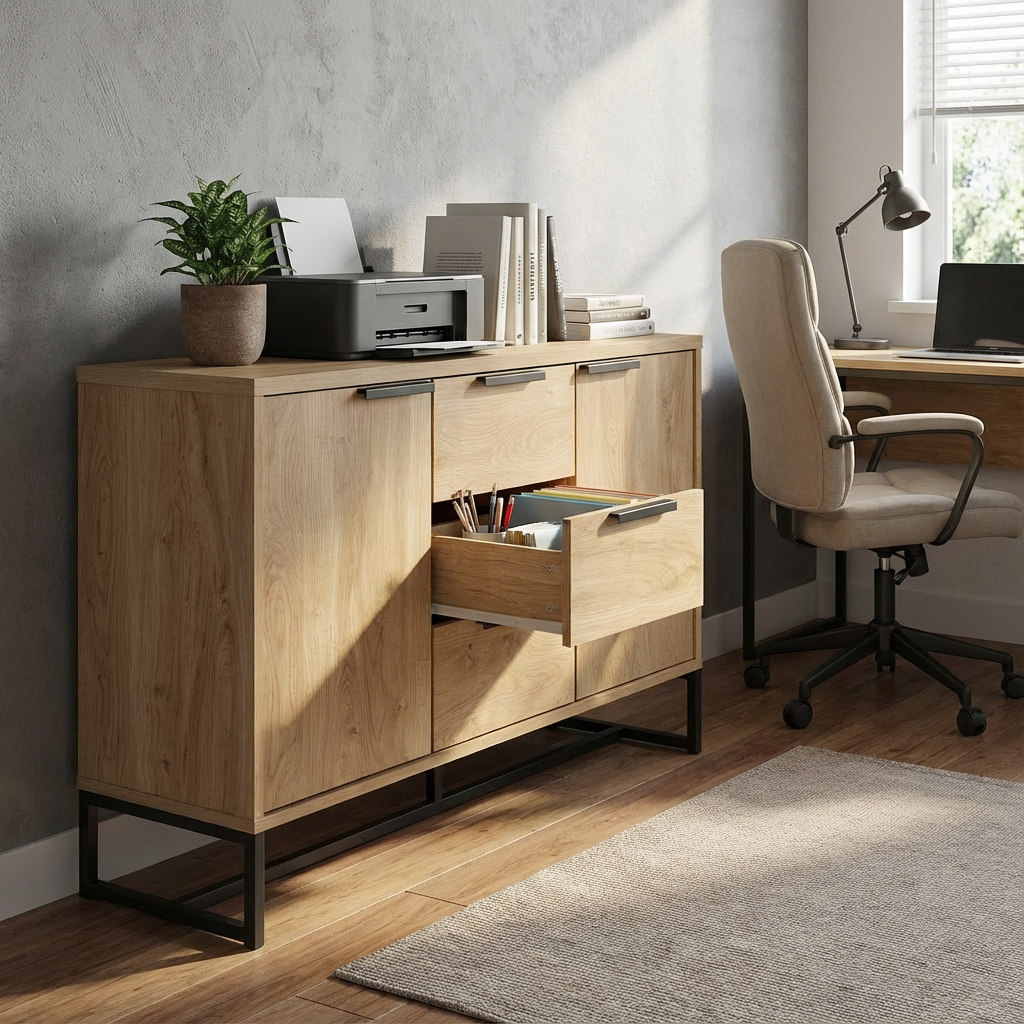 office storage cabinets with doors and shelves