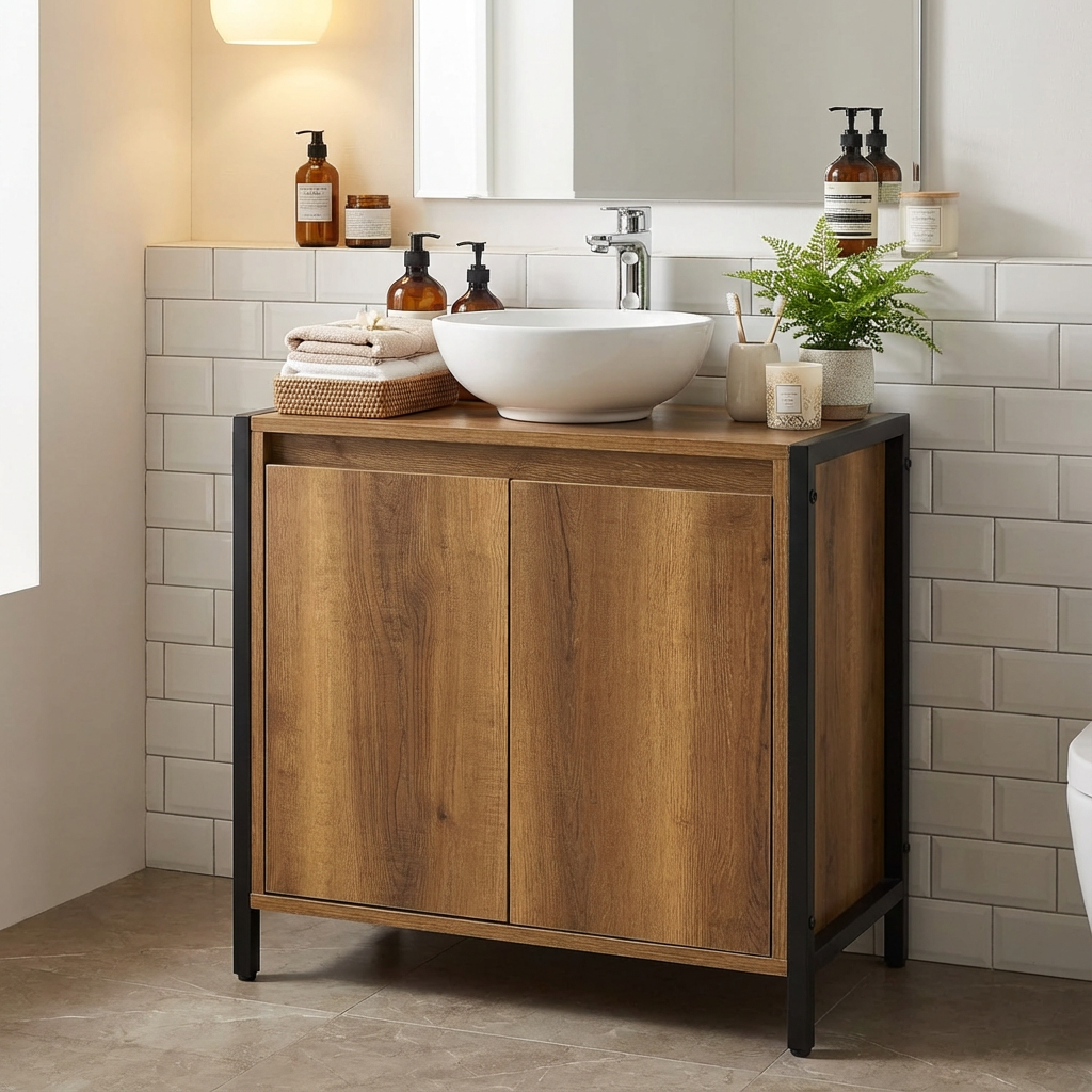 bathroom storage over toilet