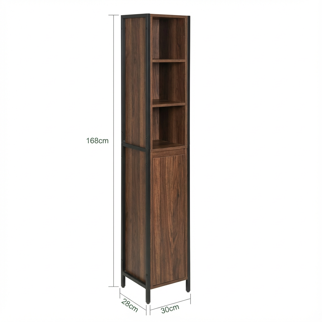 slim bathroom storage cabinet