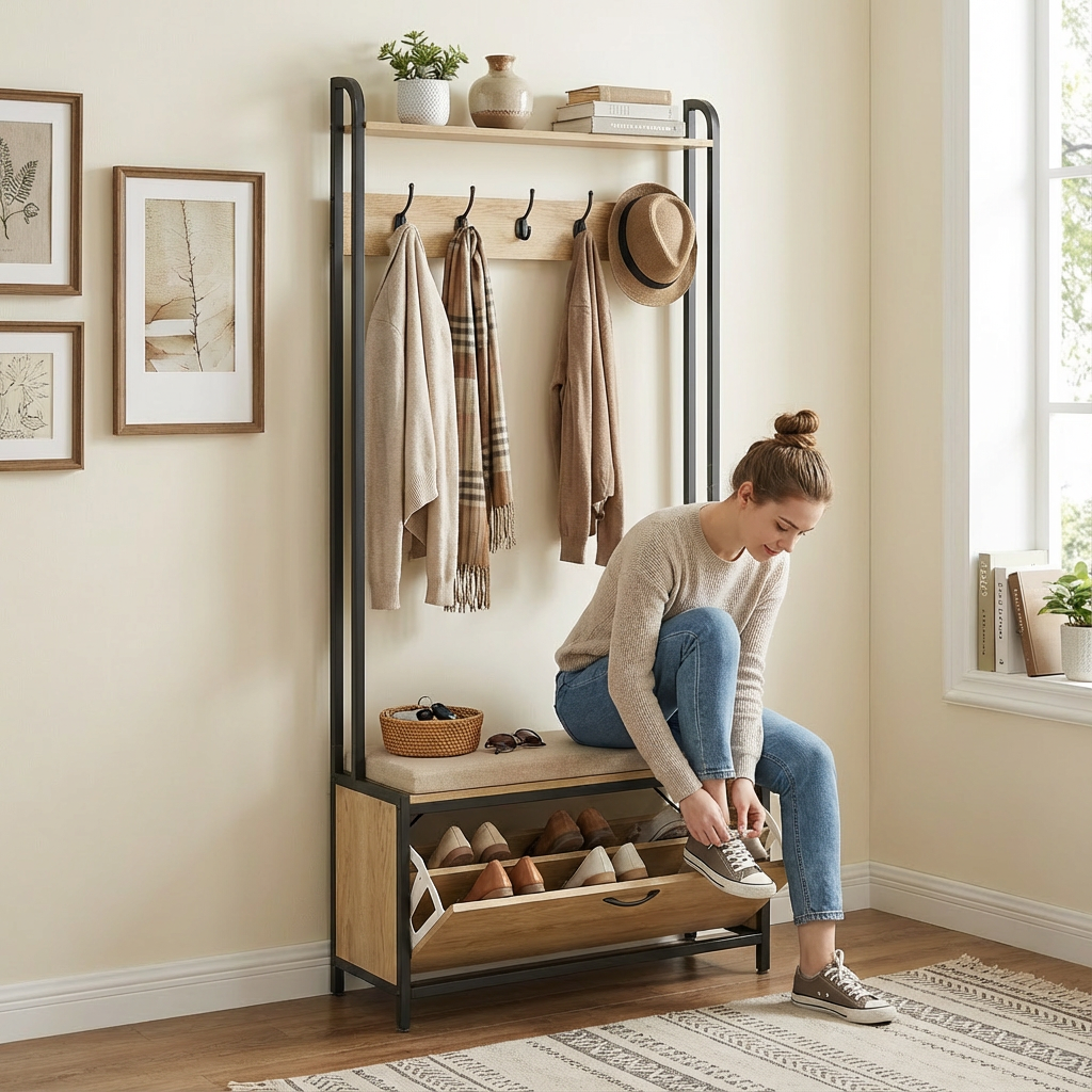 shoe cabinet hallway