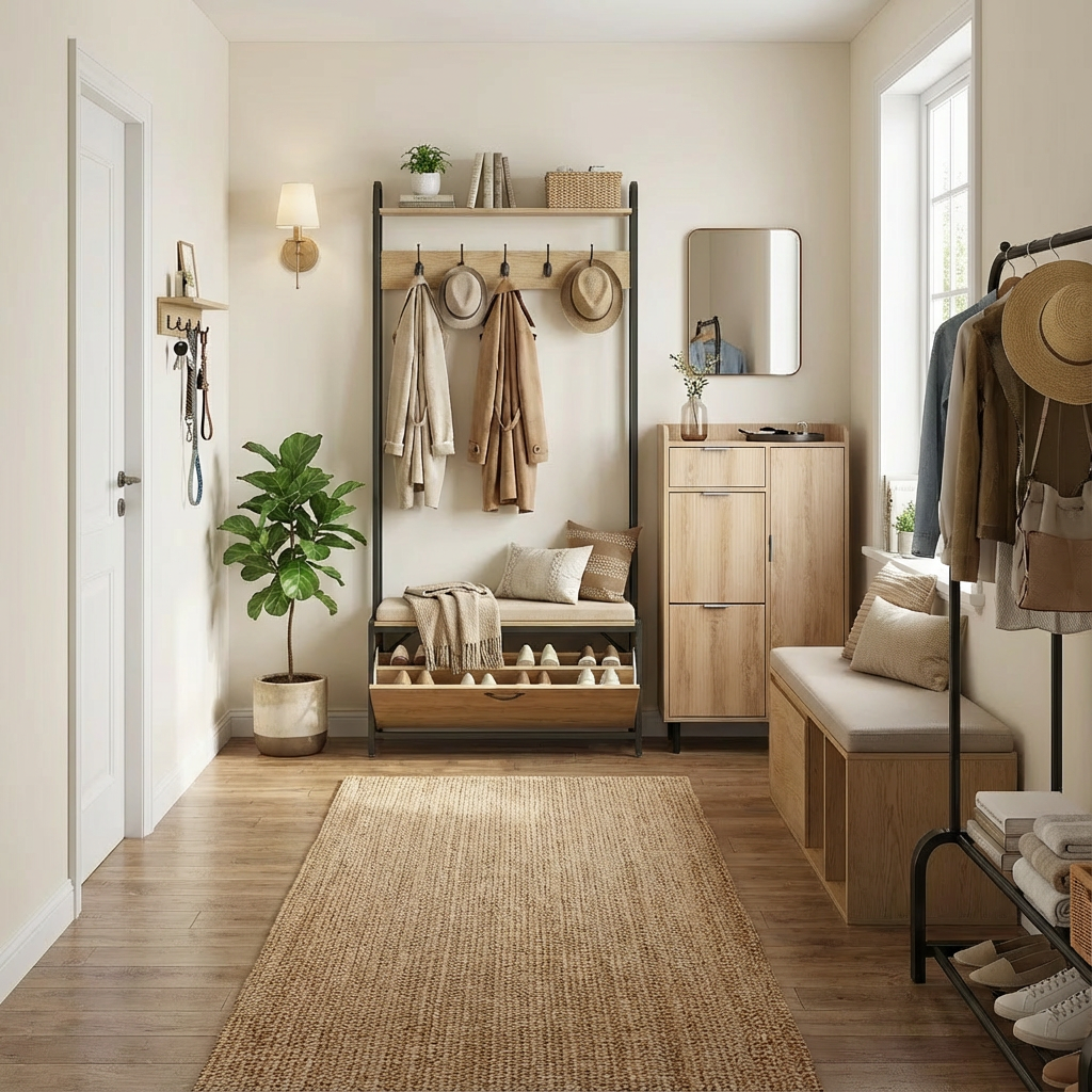 shoe cabinet entryway