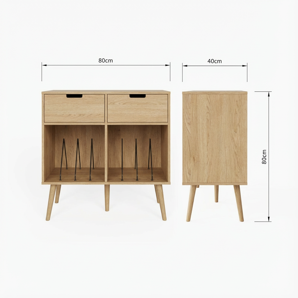 vinyl record cabinet