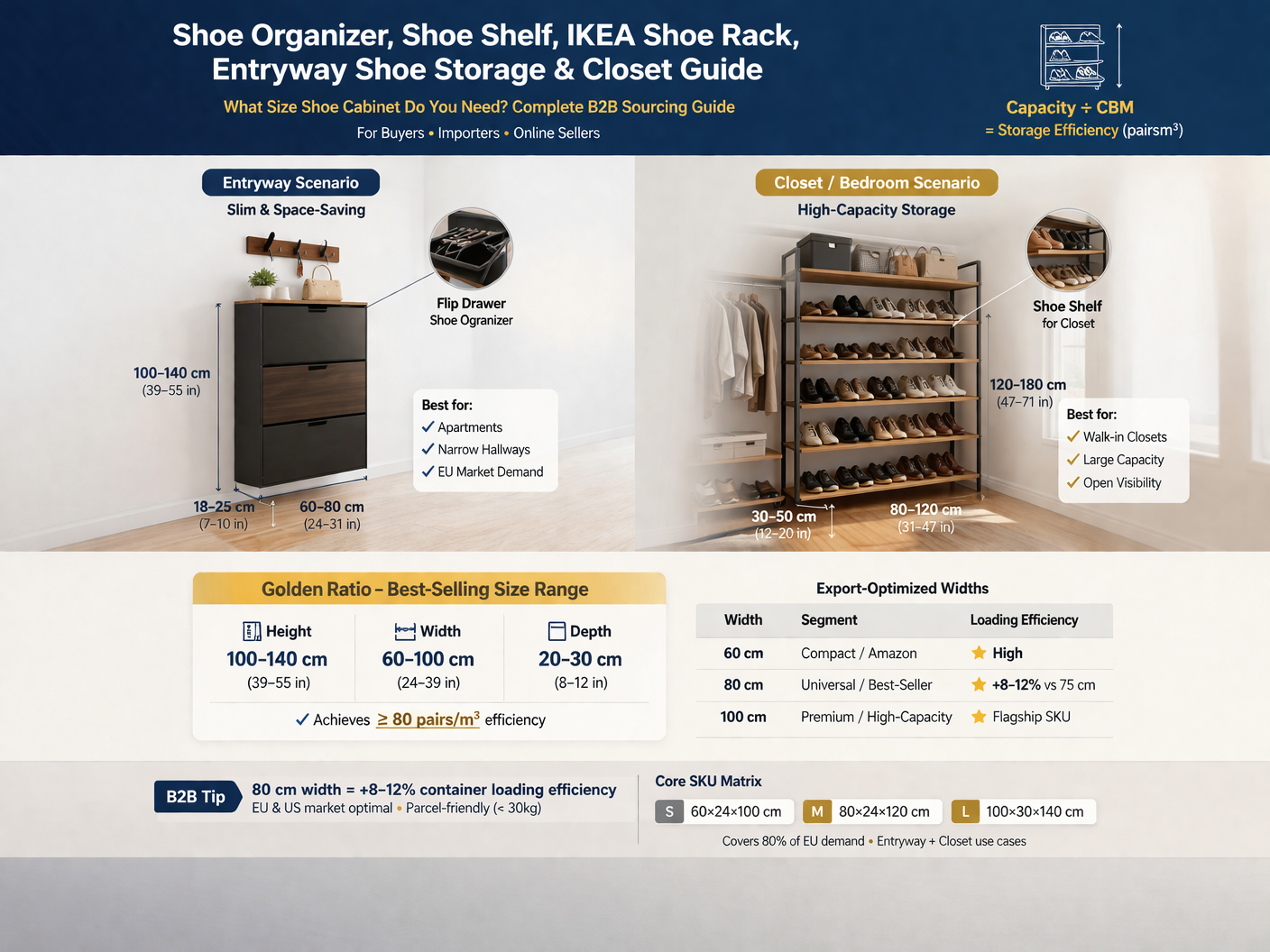 ما هو حجم خزانة الأحذية التي تحتاجها؟ دليل شامل