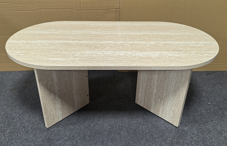 white coffee table