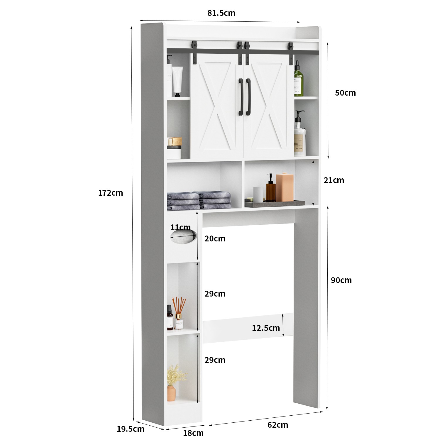 over the toilet storage cabinet