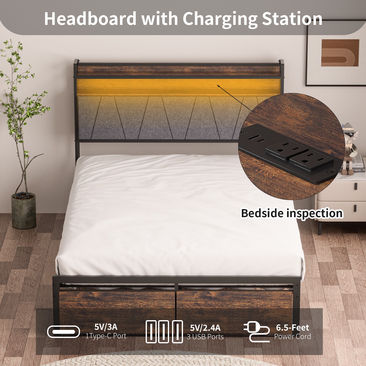 queen bed frame