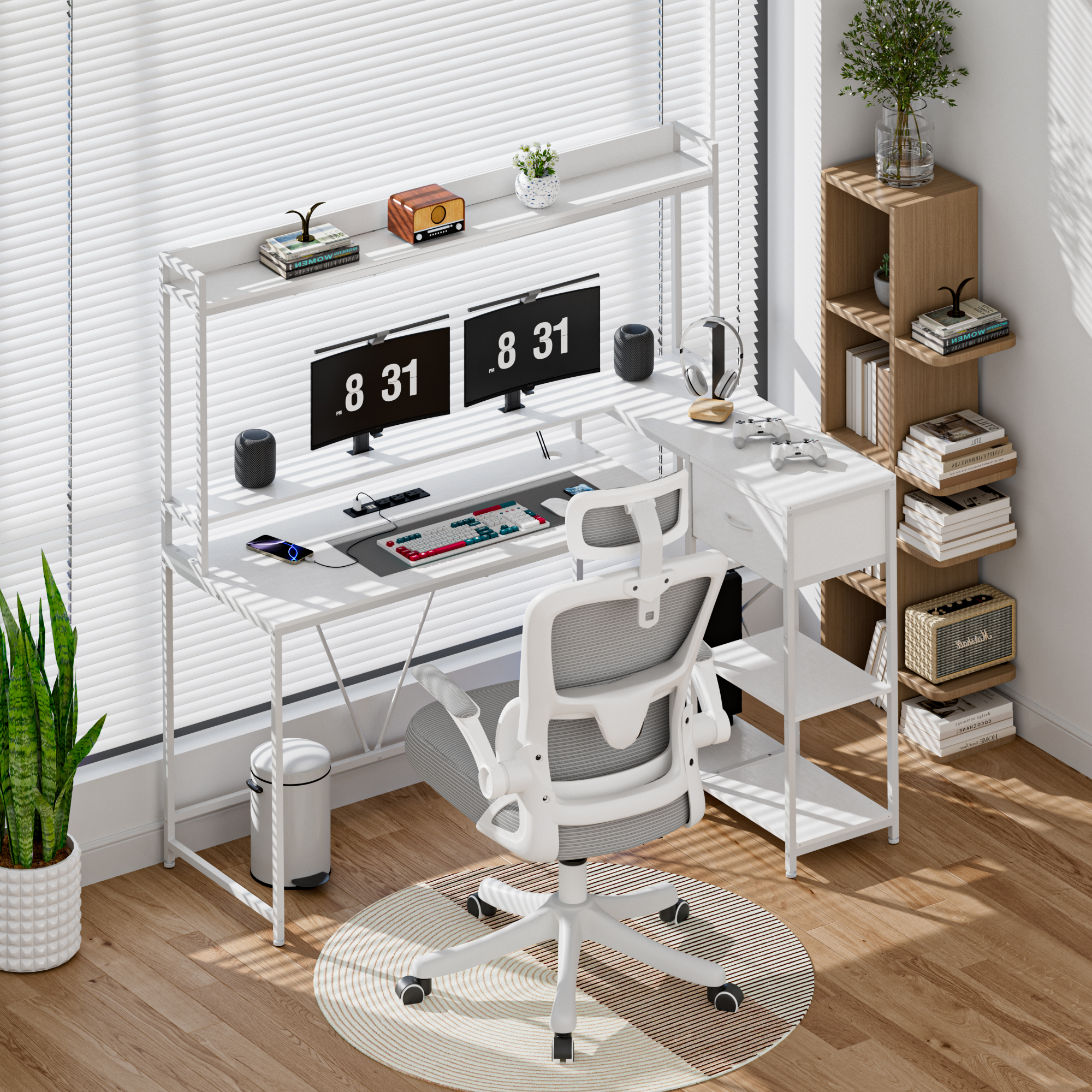 l shaped desks