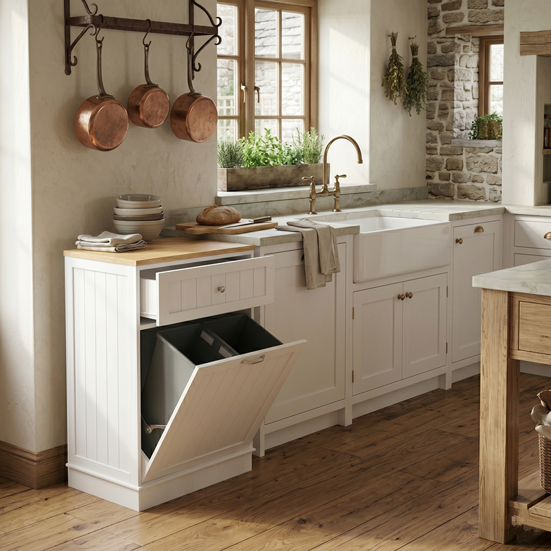 trash bin cabinet