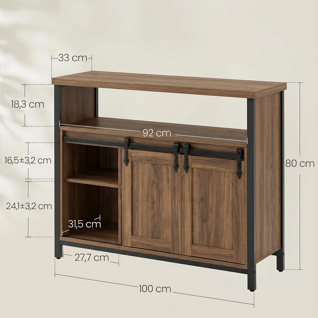 storage cabinet with doors