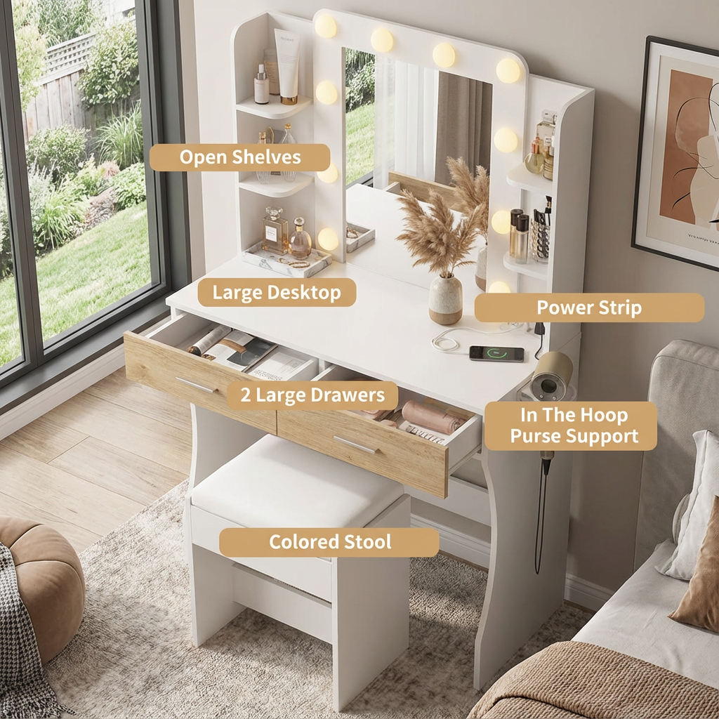 makeup vanity