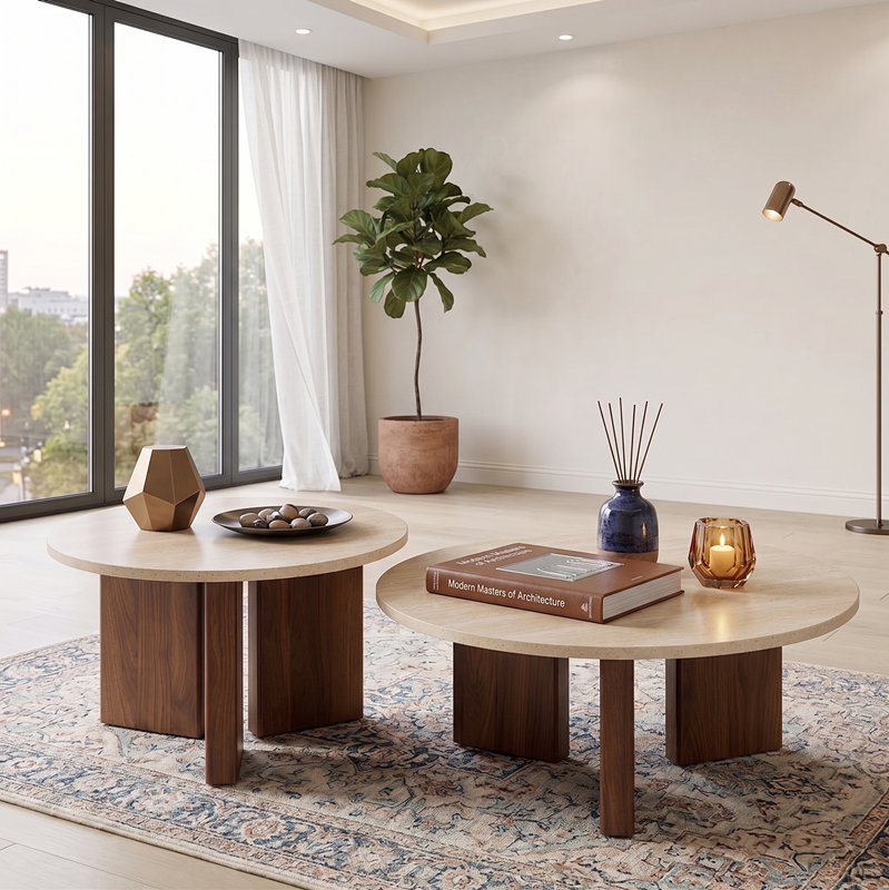 round coffee table